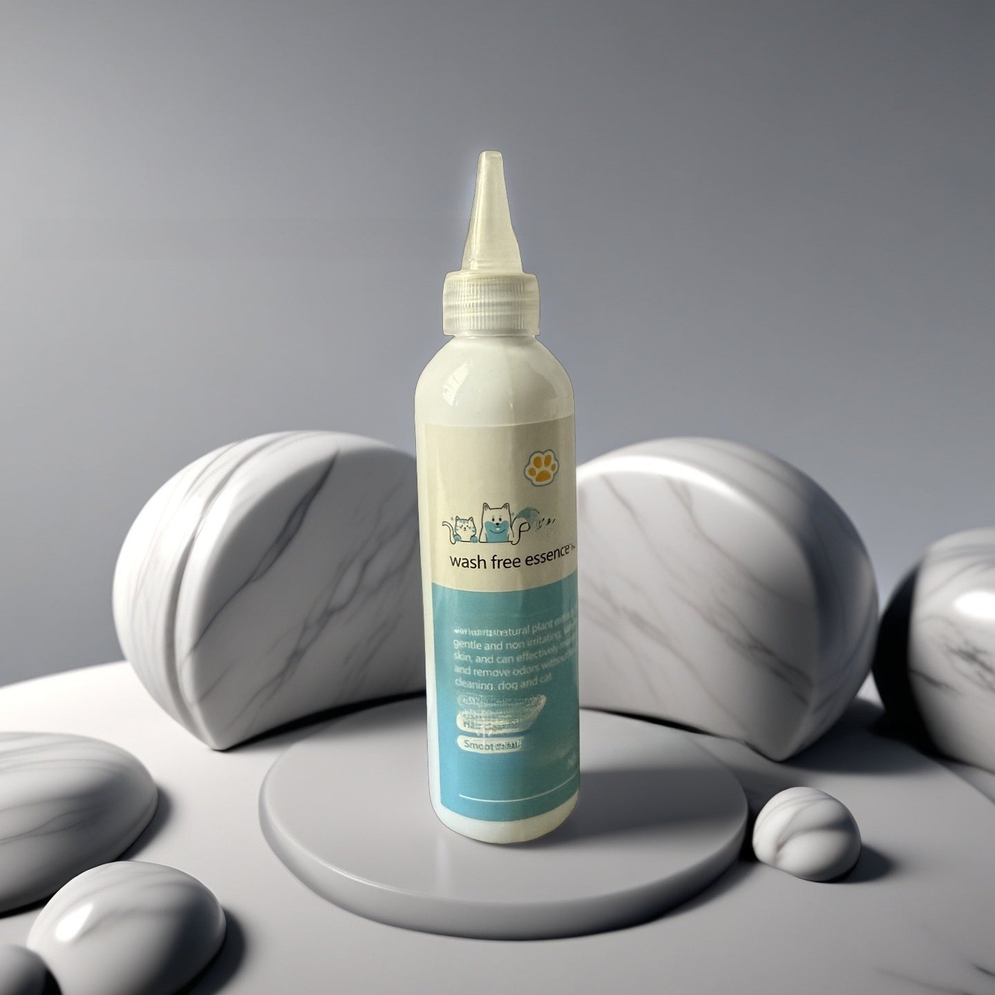 Pet hairbrush without water