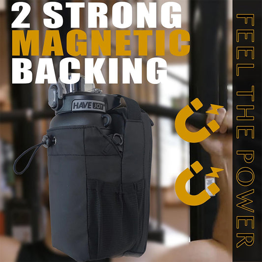 Magnetic Gym Water Bottle Crossbody Bag