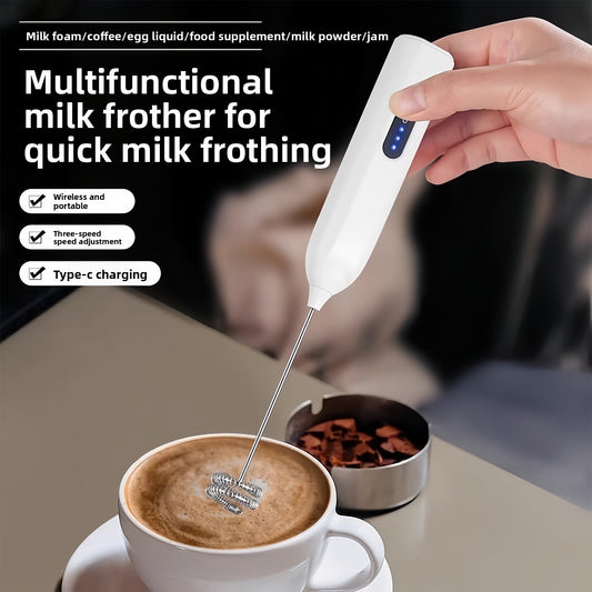 Electric Handheld Milk Frother and Mixer