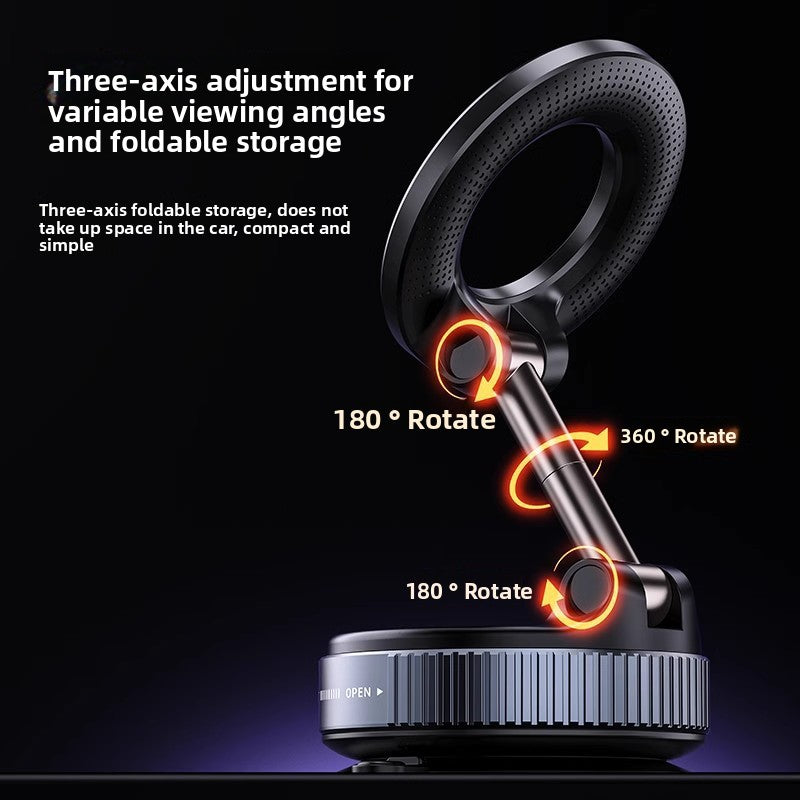 Folding Vacuum Magnetic Phone Holder