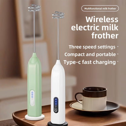 Electric Handheld Milk Frother and Mixer