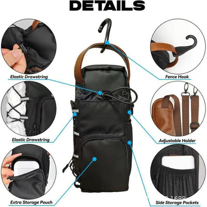 Magnetic Gym Water Bottle Crossbody Bag